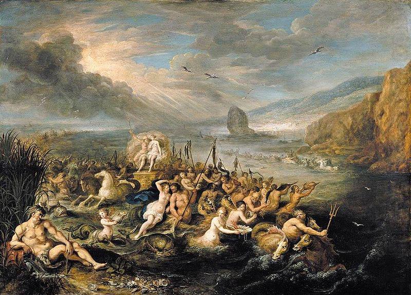 Frans Francken II The Triumph of Neptune and Amphitrite china oil painting image